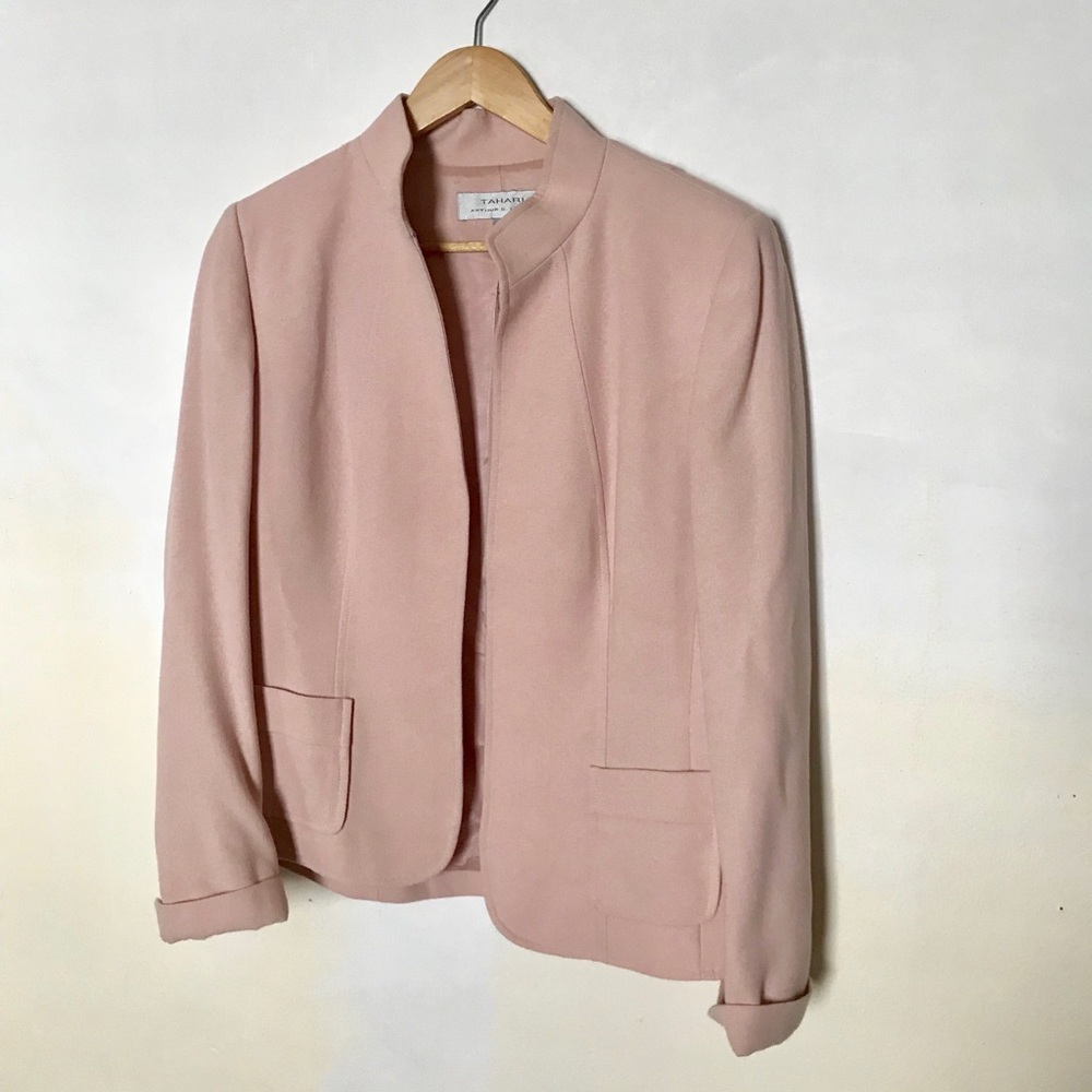 Tahari Pink Blazer Sz 10